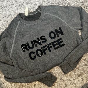 Bow & Drape Gray Crew Neck Sweater